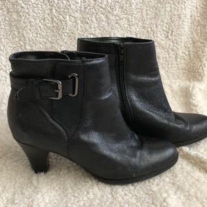 Black ankle boots